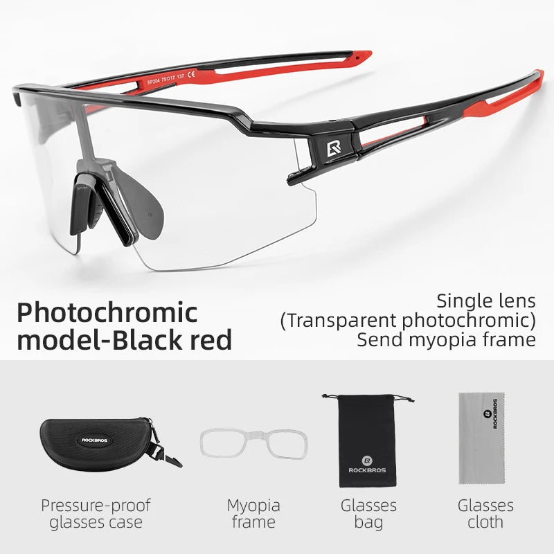 ROCKBROS Photochromic Polarized Cycling Glasses