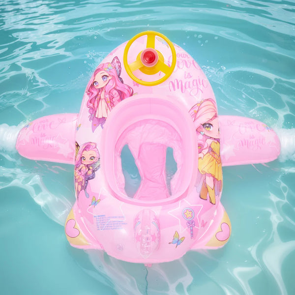 Baby Inflatable Swim Ring with Steering Wheel