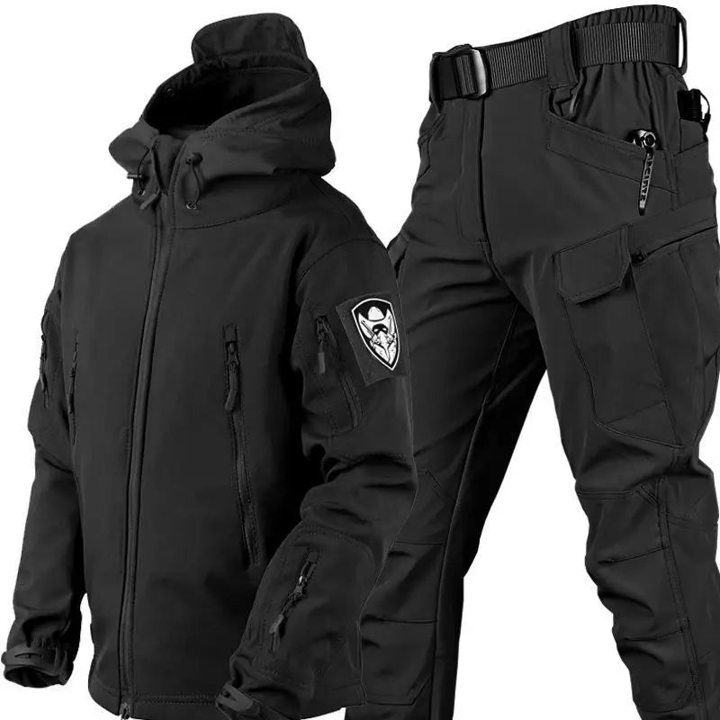 Men’s Tactical Camo Soft Shell Jacket & Pants Set