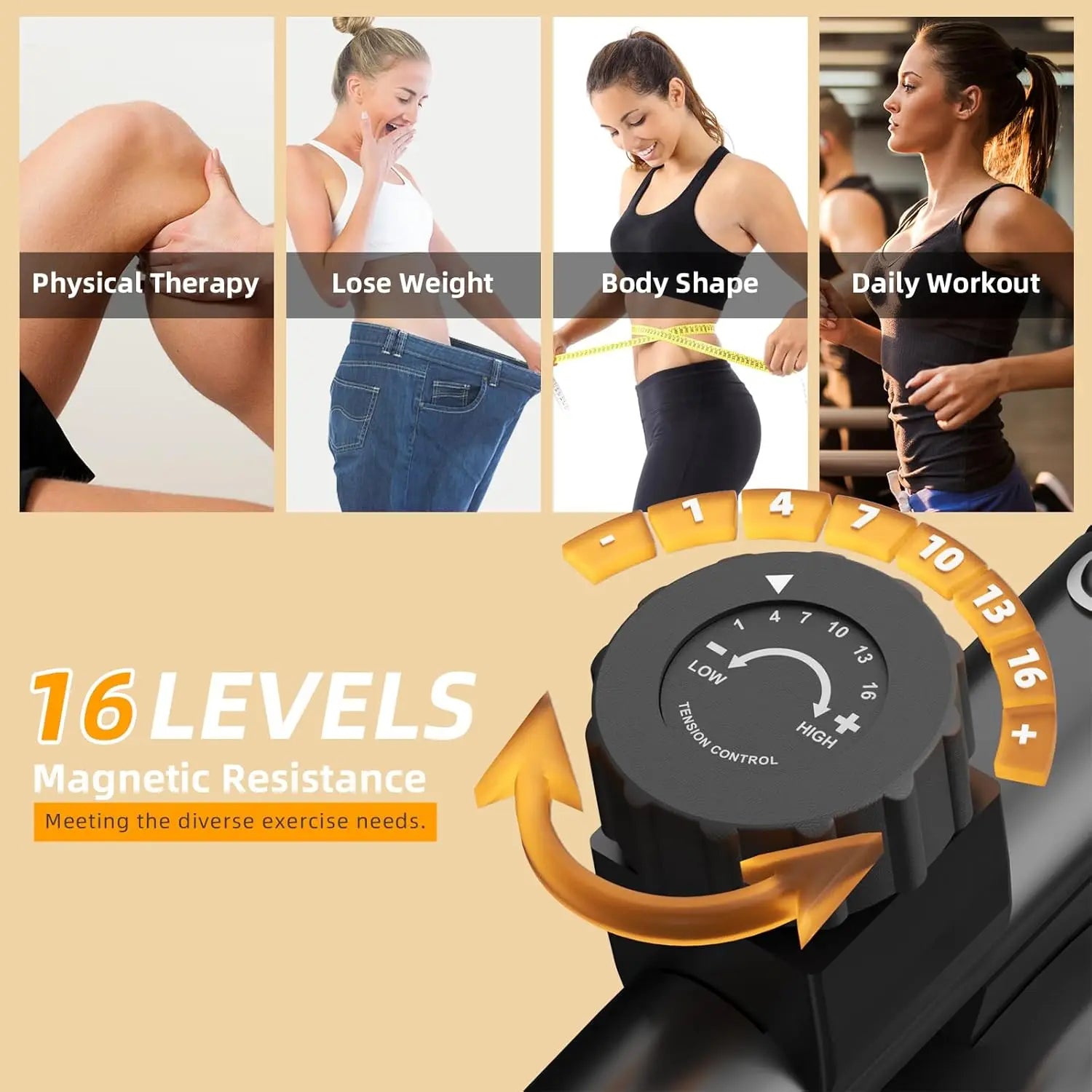 Recumbent Exercise Bike for Adults