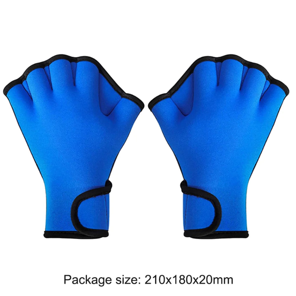 Silicone Swimming Fins Webbed Gloves